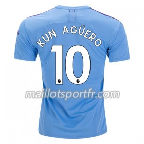 Maillot de Foot Manchester City Kun Agüero 10 Domicile 2019/20